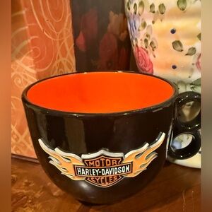 Harley-Davidson Black and White Collectible Mug - 2024 Hallmark Edition